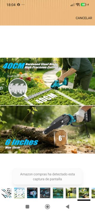 Motosierra y Cortasetos Eléctrico Nuevo