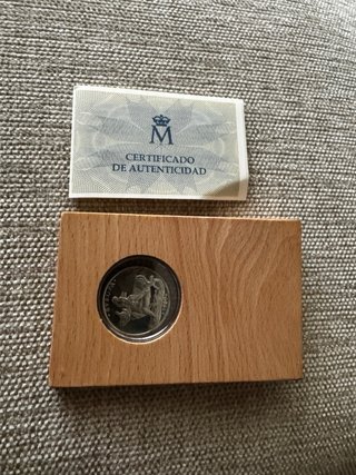 Moneda 1 ECU Plata 1989 España Flor de Cuño