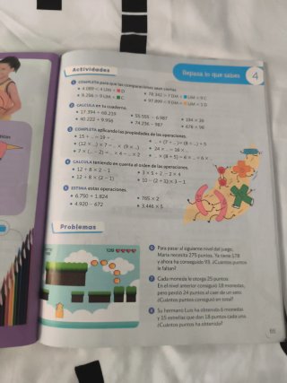 Matemáticas 4 Primaria