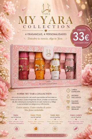 Colección Lattafa My Yara Eau de Parfum pack de 4