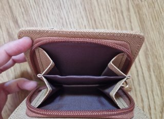 Cartera monedero mujer estilo corcho vegano  Nueva