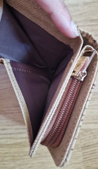 Cartera monedero mujer estilo corcho vegano  Nueva