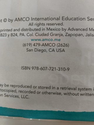 Libro inglés 6⁰ primaria. Método AMCO. Book 1.
