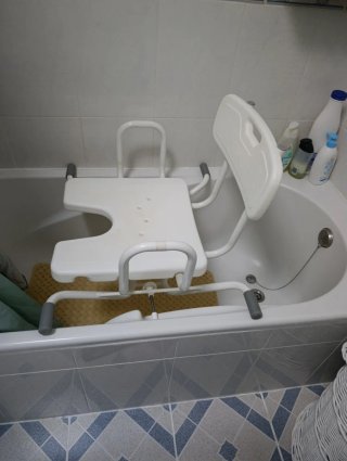Silla para lavar minusválidos