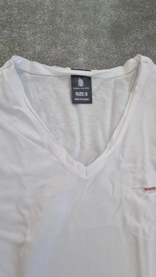 Set 3 pezzi T-shirt uomo scollo V con tas taglia s