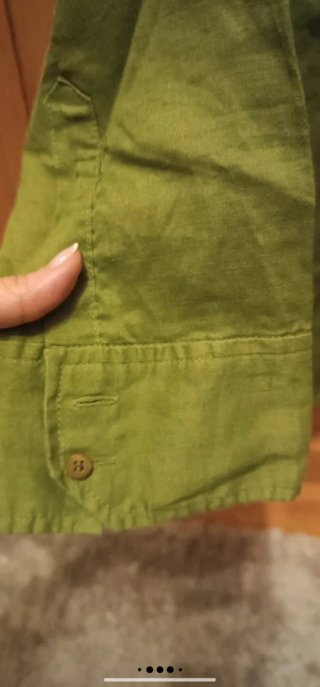 Blusa verde oliva ZARA