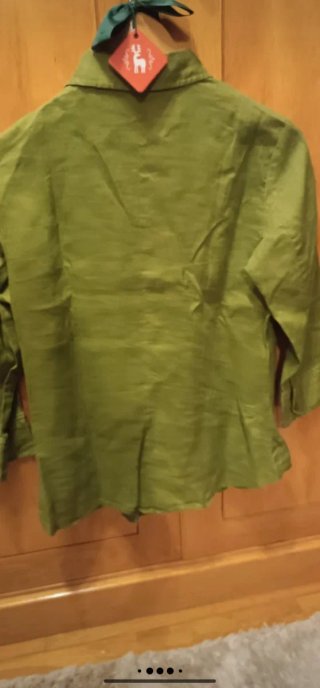 Blusa verde oliva ZARA