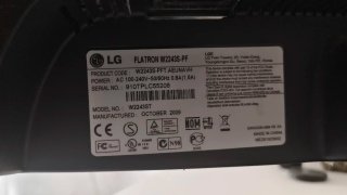Monitor LG FLATRON W2243S-PF Negro