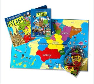 Juego Atlas Magnético España AUZOU