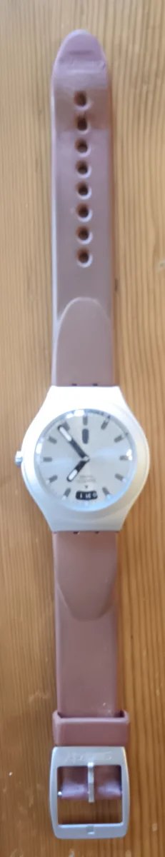 Orologio Swatch Irony Beige/Argento