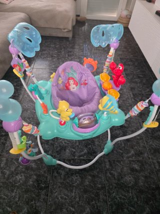 Saltador bebé actividades Disney Ariel