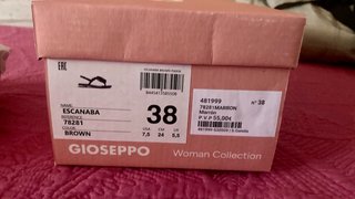 Sandalias Gioseppo piel marrón (1 puesta)