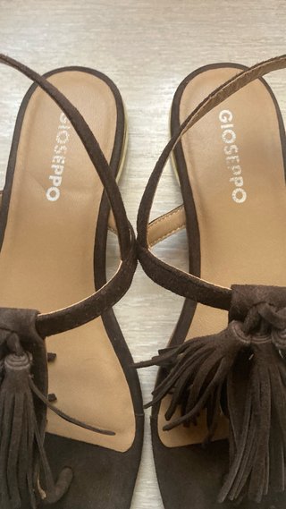 Sandalias Gioseppo piel marrón (1 puesta)