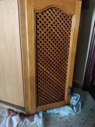Mueble cocina madera maciza - Parte superior