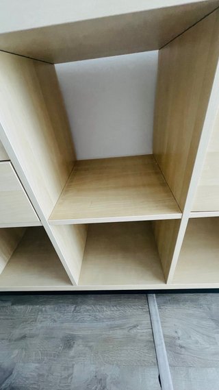 Ikea mueble Kallax 4x2 con Cajones, Puerta y base