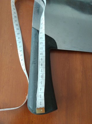Cuchillo de carnicero grande