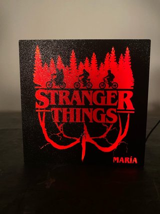 Lámpara personalizada Stranger Things