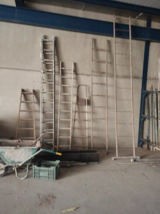 Escalera de caballo de madera