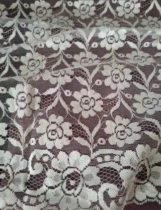 Mantilla Fallera Adulta Blanca