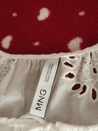 Blusa Mango Blanca Sin Estrenar Talla M