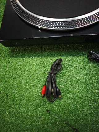 Tocadiscos Vinilo Negro Vintage Preamp