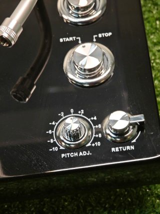 Tocadiscos Vinilo Negro Vintage Preamp
