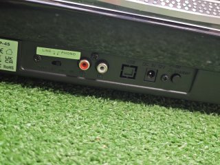 Tocadiscos Vinilo Negro Vintage Preamp