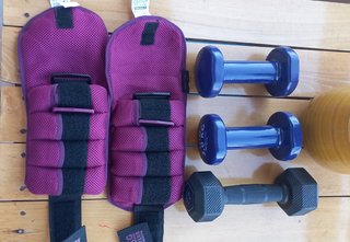 Tobilleras y Mancuernas de Gimnasio