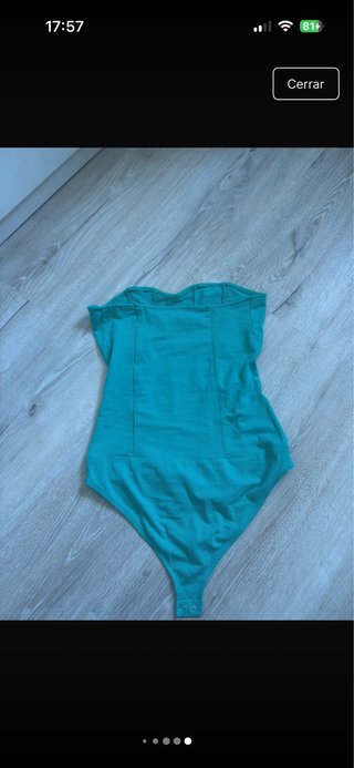 Body verde mujer talla M