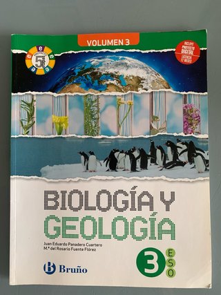 Biología y Geología 3º ESO – Volúmenes 1, 2 y 3