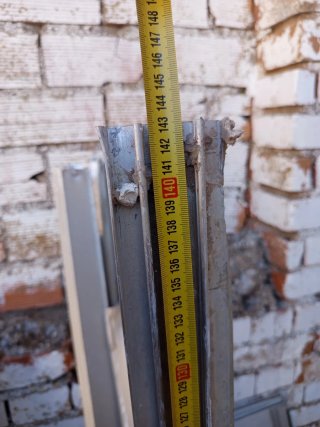 Ventana de aluminio con cristal