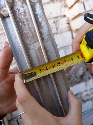 Ventana de aluminio con cristal