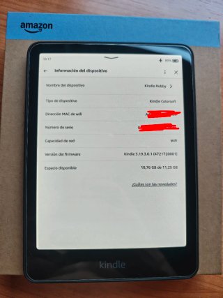 Amazon Kindle Colorsoft 16 GB Negro