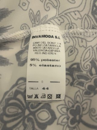 Vestido largo estampado manga corta