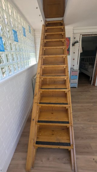 Últimas 2 SEMANAS! Escalera de madera