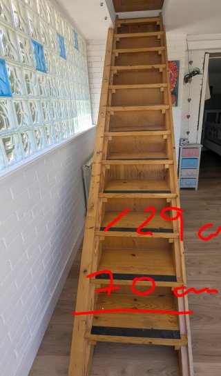 Últimas 2 SEMANAS! Escalera de madera