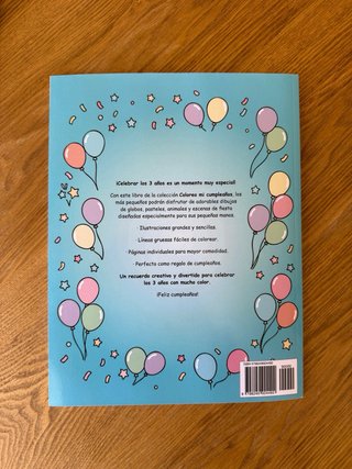 Feliz 3 cumpleaños - Libro de colorear