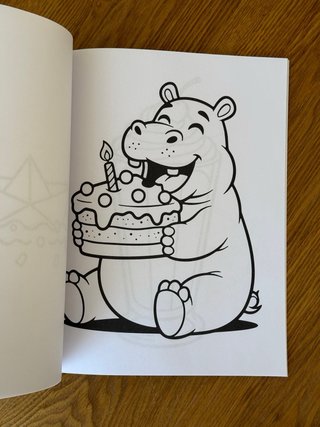 Feliz 3 cumpleaños - Libro de colorear