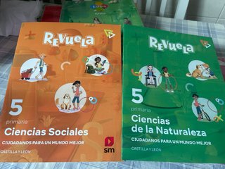 Libros texto 5 primaria Revuela