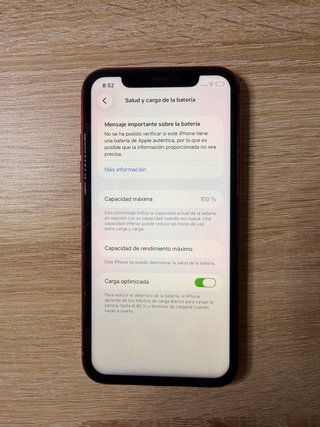 iPhone 11 128 GB Rojo