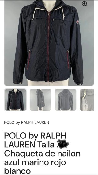 Chaqueta Impermeable Polo Ralph Lauren Azul