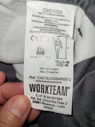 Pantalón de trabajo WORKTEAM