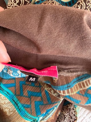 Falda Pantalón Estampada Talla M
