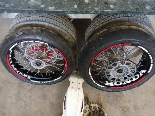 Ruedas Supermotard Honda CRF 450