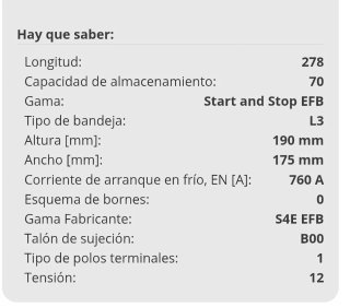 Batería Coche Bosch S4 E08 12V 70Ah