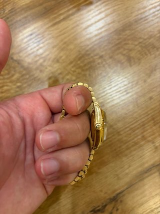 Rolex Date Just Mujer Oro