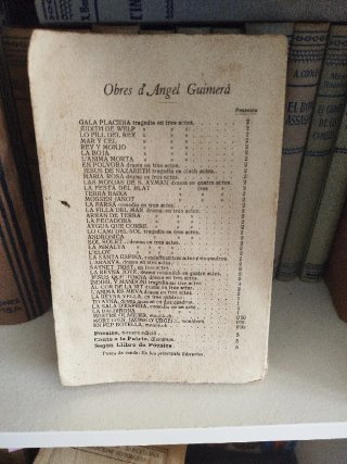Primera edición Àngel Guimerà
