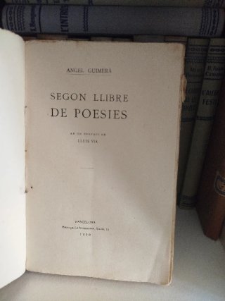 Primera edición Àngel Guimerà