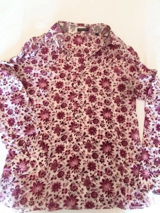 Blusa flores Massimo Dutti