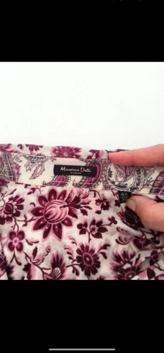 Blusa flores Massimo Dutti